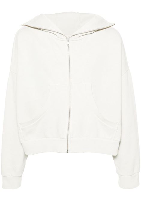 White Full Zip sweatshirt ENTIRE STUDIOS -unisex ENTIRE STUDIOS | ES2106RI